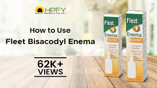 How to Use Fleet Bisacodyl Enema [upl. by Nahttam284]