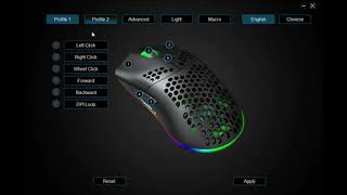 Honeycomb Black RGB Braided Optical Programmable Gaming Mouse 6400 DPI  Programmable Software [upl. by Nageet990]