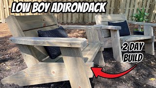 The BEST Adirondack Chair for BEGINNERS  woodworking how to [upl. by Kenta]