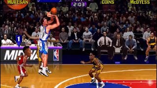 Custom Player Jordan Game 12  NBA Hangtime [upl. by Annahsohs245]