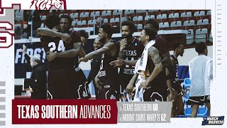 Mount St Marys vs Texas Southern First Four NCAA tournament extended highlights [upl. by Materi]