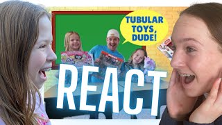 Toy School REACT w Addy amp Maya  Tic Tac Toy [upl. by Nah]