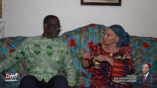 Visite du Président Tidjane Thiam au Domicile de maman DJEKET MARIE [upl. by Akanke]