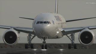 XPLANE 12 Boeing 777200ER NICECOTE DAZURELEFTHERIOS VENIZELOS INTL [upl. by Akinyt119]