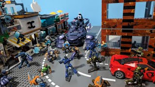 Invasion of Reach Halo TV Show Halo Mega Construx MOCDiorama [upl. by Rozina687]