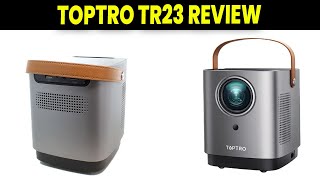 TOPTRO TR23 Review 1080p Mini Projector with 360° Sound amp Dustproof Design Honest Review [upl. by Rihat]