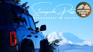 Epic day trip over Stampede Pass  Greenwater to Easton Washington [upl. by Anivas]