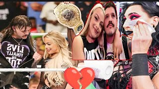 very sad Liv Morgan breaks character takes Dominik Mysterios [upl. by Annairda]