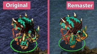 StarCraft – Original vs Remastered 4K Multiplayer Graphics Comparison [upl. by Karlis]