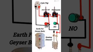 Geyser wiring connection kasa kran ⚡️ 💡 Like subscribe plz 🙏 😱 shorts youtubeshorts electrician [upl. by Aires]