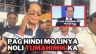 PANELO VS NOLI DE CASTRO TUNGKOL SA ISSUE NG WAIVER NI DATING PANGULONG RODRIGO DUTERTE [upl. by Yerga886]