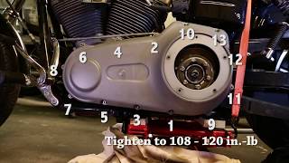 How to change primary cover gasket on Harley Davidson [upl. by Gaeta42]