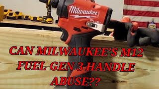 MILWAUKEE M12 FUEL GEN 3 IMPACT DRIVER RELIABLE LETS SEE [upl. by Gleich260]