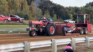 Massey Ferguson 285 and 1130 Pulling in Colfax WI [upl. by Eenafets]