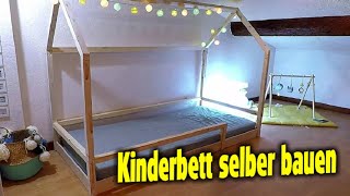 Kinderbett selber bauen  Babybett selber bauen [upl. by Adnov]