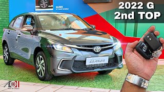 2022 Toyota Glanza G 2nd Top Model  On Road Price List  Mileage  Features [upl. by Hummel45]