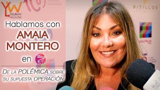 AMAIA MONTERO responde a las CRÍTICAS por su supuesta operación estética  LA NOCHE DE CADENA 100 [upl. by Woolson679]