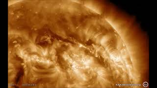 Filament Eruption and CME 1132023  SolarHamcom [upl. by Juno938]