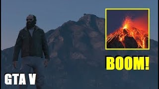 Mt Chiliad NATURAL DISASTER GTA 5 Secrets and Easter Eggs [upl. by Eeresed]