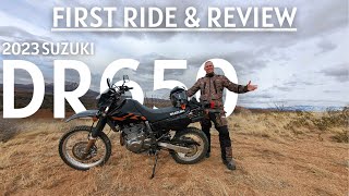 2023 Suzuki DR650  First Ride amp Review  Dealership To The Dirt [upl. by Eade]