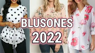 BLUSONES Y BLUSAS LARGAS DE MODA 2022  BLUSAS LARGAS Y BLUSONES EN TENDENCIA DE MODA 2022 BLUSONES [upl. by Gnidleif133]