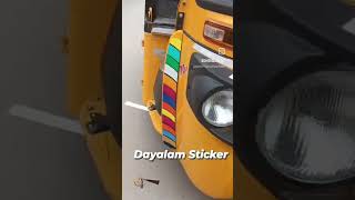 Auto Masha allah pasting tamil stickering sticker rajinikanth autokaran [upl. by Laraine936]