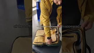 Flying on Ryanair and using their ACTUAL luggage gauge New Equator X 20L cabin backpack shorts [upl. by Ynaffets315]