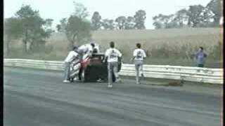 Top Alcohol Funny Car Wheelstand  Great Lakes Dragaway 1996 [upl. by Namajneb]