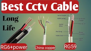 Cctv cable  Types of cctv camera cables  cctv wiring  Best Cable paktechnologies [upl. by Yarod]