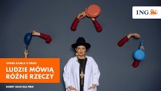 Kamil feat Nosowska dla firmy Ludzie Mówią Różne Rzeczy  Dobry Głos Dla Firm  ING Bank Śląski [upl. by Oidivo29]