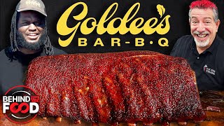 I Got Schooled by Goldees BBQ  the 1 BBQ in Texas [upl. by Aigroeg]