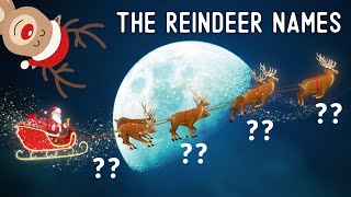 What are the names of Santas reindeer in English [upl. by Zeke]