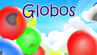 🎶 😊 Fixed Globos  Learn colors in Spanish  😊 Spanish songs for kids with lyrics by Miss Rosi [upl. by Osmund324]