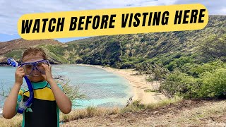 Hanauma Bay  IS IT WORTH IT oahu hawaii snorkeling [upl. by Mandeville]