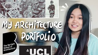 Accepted UCL Bartlett Portfolio  Other UK Unis  BSc Architecture [upl. by Pharaoh55]