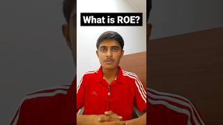 What is ROE 🤔  Meaning in Share Market 📈  in Hindi shorts [upl. by Ybbor]