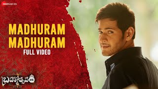 Madhuram Madhuram  Full Video  Brahmotsavam  Mahesh Babu Kajal Aggarwal Pranitha amp Samantha [upl. by Kola519]