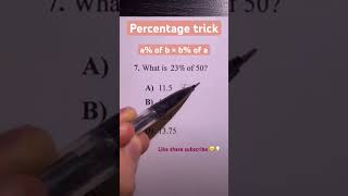 Percentage word problem  percent  maths hacks and tricks  shortsfeed shorts youtubeshorts [upl. by Onitnelav854]