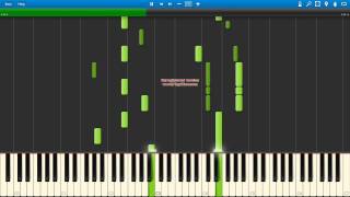 Piano  Synthesia Bakemonogatari  Senjougahara Tore Staple Stable MIDI Download [upl. by Mich]