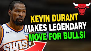 Breaking Kevin Durant Stuns NBA with Historic Move to Bulls  Chicago Bulls News [upl. by Pegeen]