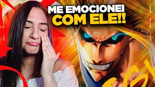 Que história linda 😢 Símbolo da Paz  All Might Boku no Hero  Basara  REACT [upl. by Eciral577]