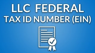 LLC Federal Tax ID Number EIN [upl. by Llewkcor272]