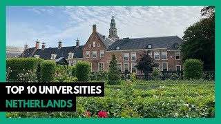 Top 10 Best Universities in NETHERLANDS  2024 College Rankings [upl. by Dart797]