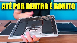 ABRI O MACBOOK AIR M1 E UM NOTEBOOK ULTRA LEVE QUAL É MELHOR [upl. by Eillehs900]