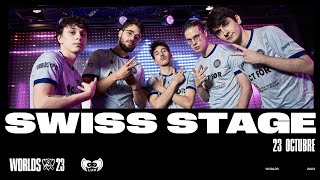 DÍA 5  SWISS STAGE  WORLDS  2023  LEAGUE OF LEGENDS [upl. by Dorrahs]