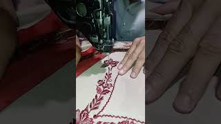 zigzag machineEMBROIDERY BEGINNRSshorts  Rizwan Ali Tv [upl. by Irehs]