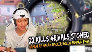 22 KILLS 4RIVALS STONED  Gameplay Macam Hacker Boleh Bermain Kat PMGC [upl. by Notac]