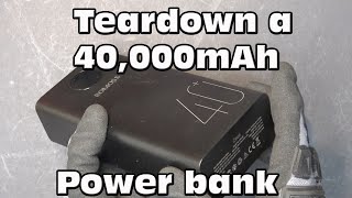 Review amp teardown of a Romoss 40000mAh USB power bank [upl. by Sabec]