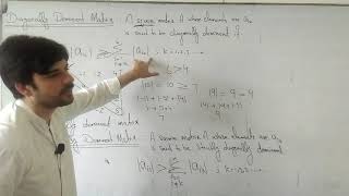 StrictlyDiagonally Dominant Matrix [upl. by Serles]