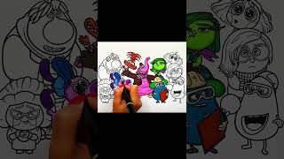 Inside Out 2 Coloring Pages  How To Color BingBong [upl. by Gemina]